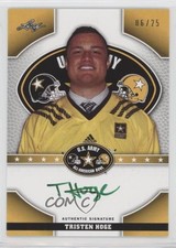 2015 Leaf US Army All-American Bowl Tour Green Ink 6/25 Tristen Hoge Auto 0b2