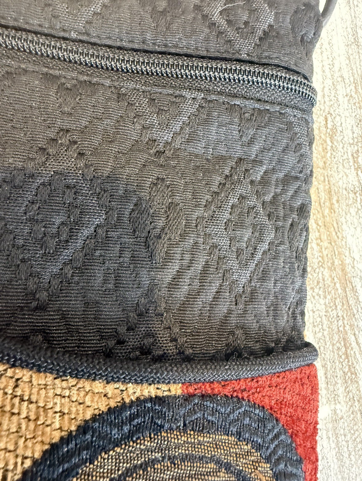 Danny K. Geometric Patchwork Tapestry Crossbody B… - image 3