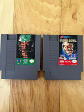 Tecmo Bowl and Tecmo Super Bowl NES Football Game Cartridge Bundle - Nintendo