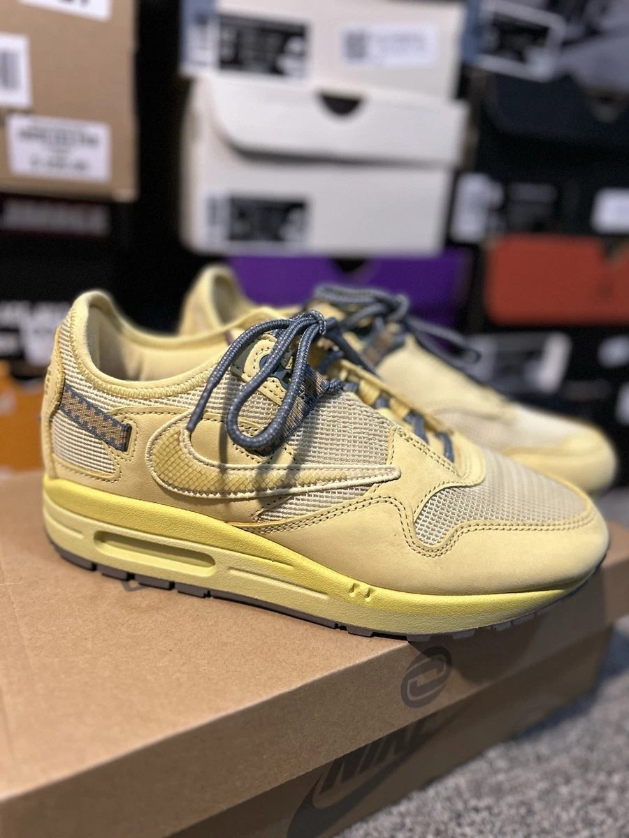 Preços baixos em Nike Air Max 1 x Travis Scott Saturn Gold | eBay