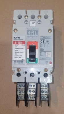 EATON E125B 35 Amp 3 Pole Circuit Breaker