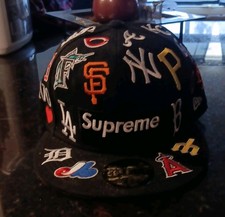 New Era Supreme MLB Hat Fitted Size 7 1/4