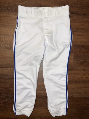 Champro Girl BP11P White With Royal Pipe Softball Pants Size XL NWT
