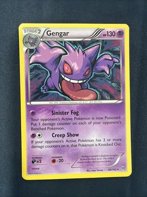Pokémon TCG Gengar Breakthrough 60/162 Regular Exclusive LP