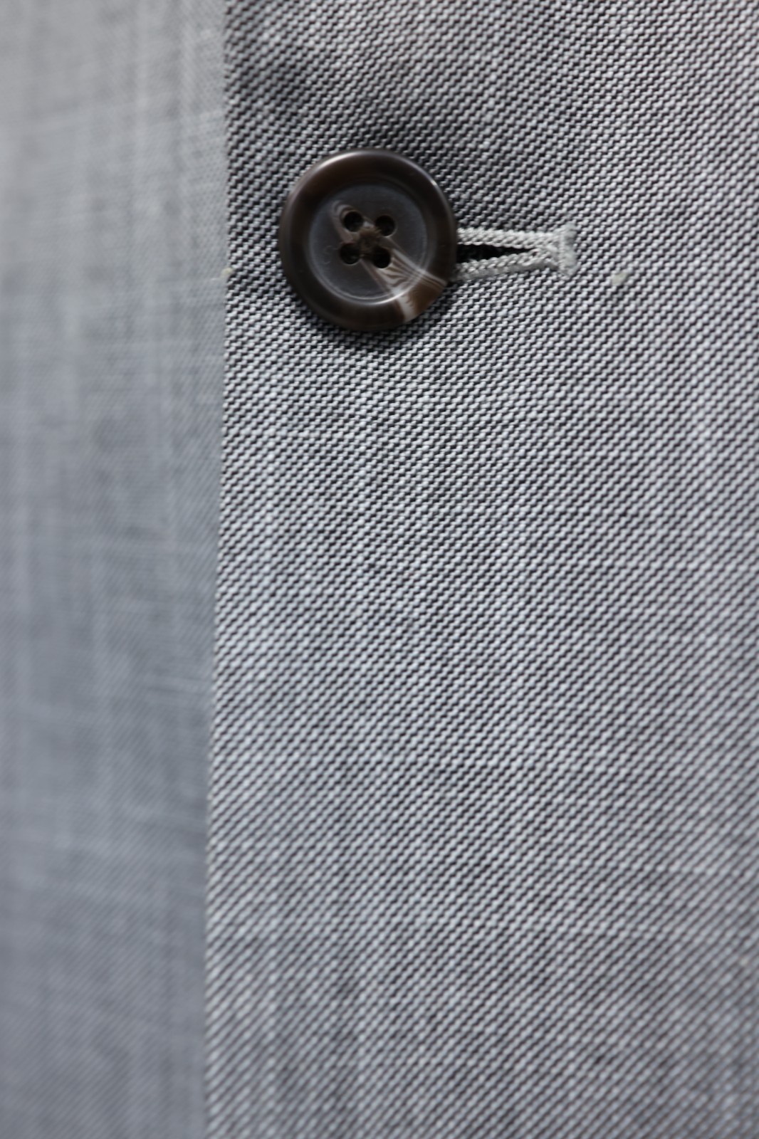 CHAPS mens solid light gray two button sport coat… - image 8