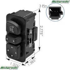 577.75636 Mirror Switch Peterbilt Q27-6016-001 - 2-Axis, LH-RH with Heat