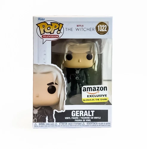 Geralt Glow Funko Pop #1322 The Witcher Amazon Exclusive GITD Vaulted