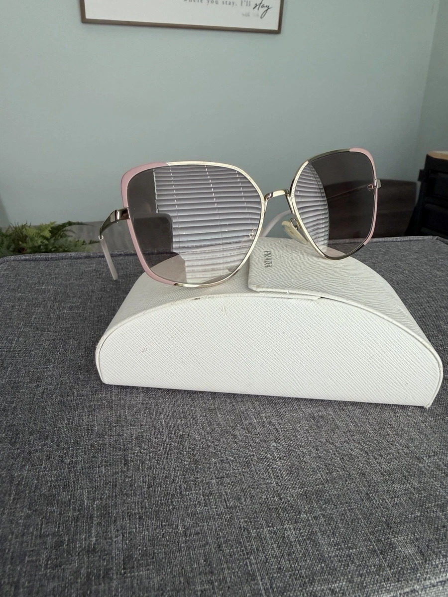 PRADA Gold Designer Sunglasses for Women for sale | eBay display picture 3