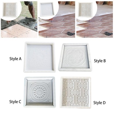 Beton Ziegel Zement Modell Boden Fliese Schablone Deko Basteln Unikat DIY