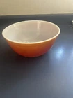 SALE! PYREX Vintage Flameglo 2-1/2 Quart Mixing Bowl 403 1970s Orange Red Ombre