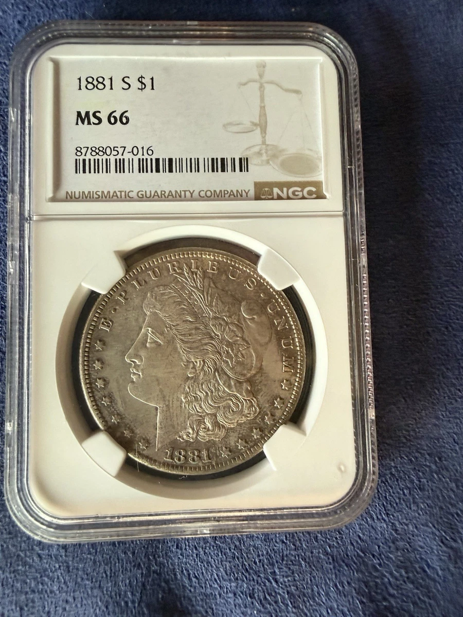MS 66 Graded 1881 Year Morgan US Dollars (1878-1921) for sale | eBay