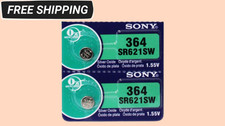 SONY 364 SR621SW - Exp. 2030 - 2 Pcs.