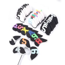10 New Golf Head Cover Iron Putter Driver Headcover Protective Set Club Covers