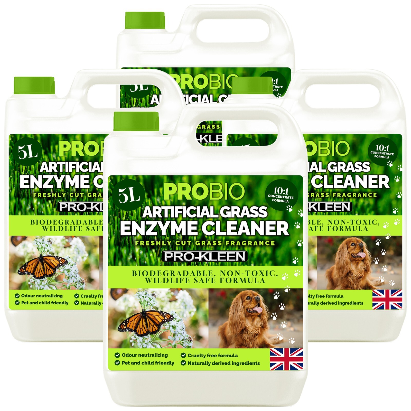 ProKleen Pro Bio Artificial Grass Probiotic Cleaner Wildlife Safe Turf Astro 20L
