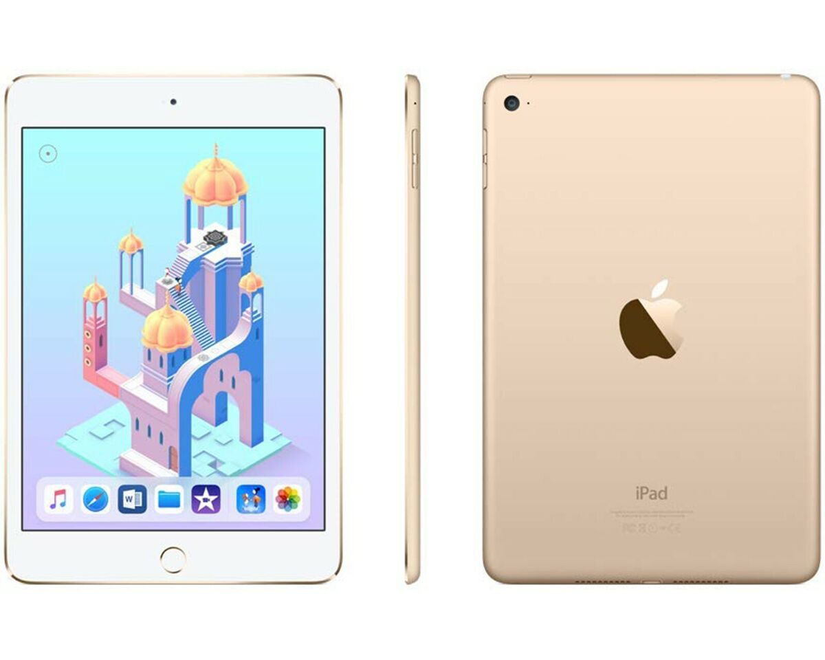  Apple iPad Mini 4, 64GB with Retina Display, Wi-Fi +