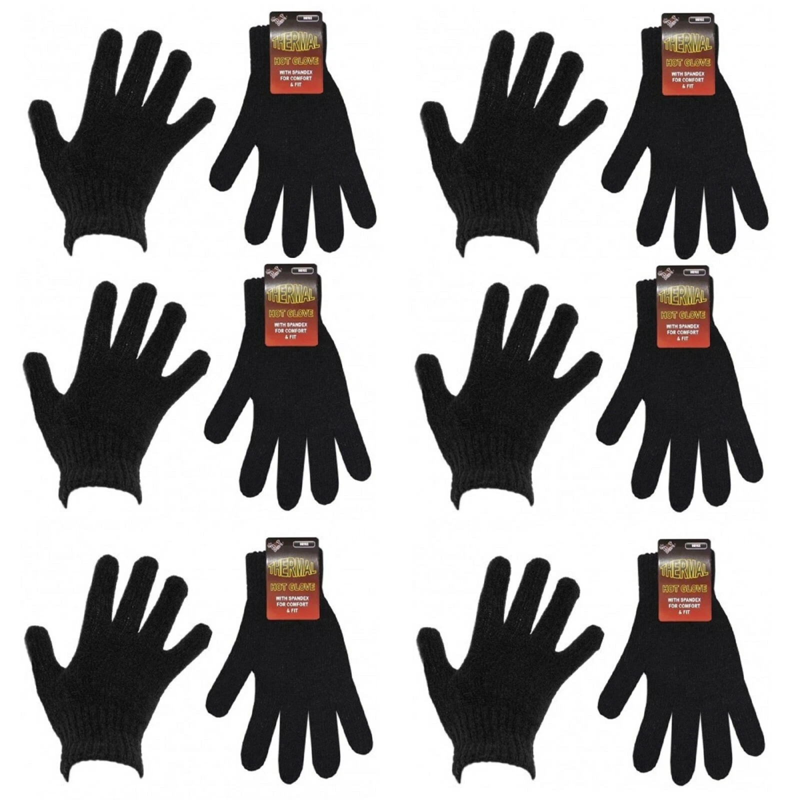WHOLESALE JOBLOT MENS COMFORT WARM HOT THERMAL GLOVES BLACK & ASSORTED ONE SIZE
Opens in a new windo