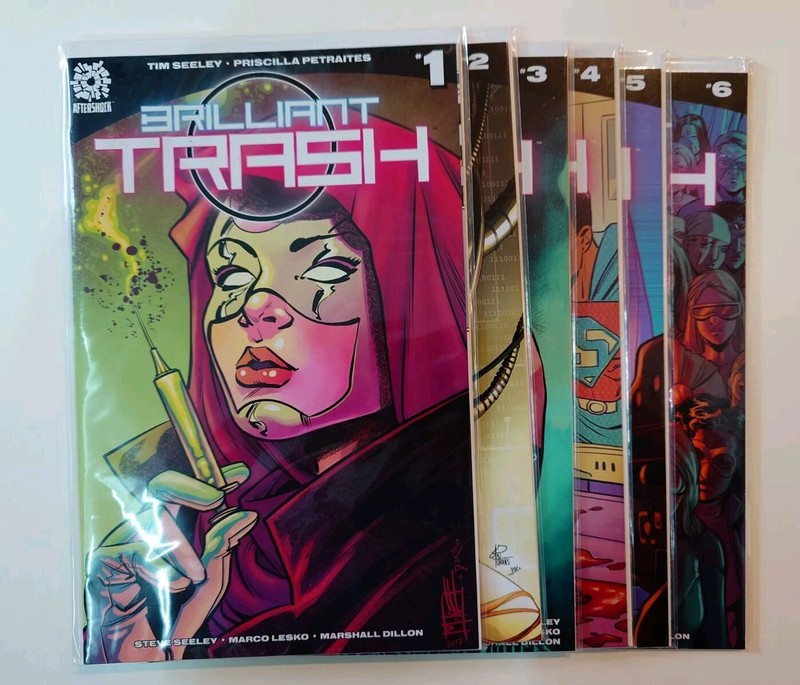 BRILLIANT TRASH #1 - #6  Complete Series 2017 - Aftershock Comics:  Tim Seeley