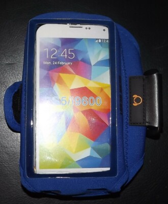 Gear Beast Samsung Premium Galaxy S5 Sports Armband Blue