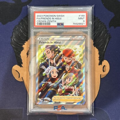 英霊の少女　セイバー　psa9 PSA 9 MINT 2023 Pokemon Crown Zenith FRIENDS IN HISUI #148 Full
