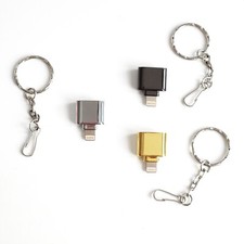 Male Lightning to TF Micro SD Card Reader OTG Adapter Compatible for iphone ipad