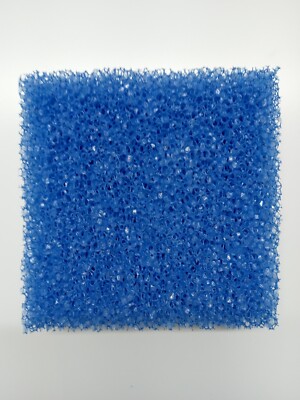 B-Ware - Filterschaum Filtermatte Filterschwamm ca. 15x15x5 cm PPI 10|20|30 blau