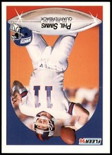 Phil Simms #76 1990 Fleer