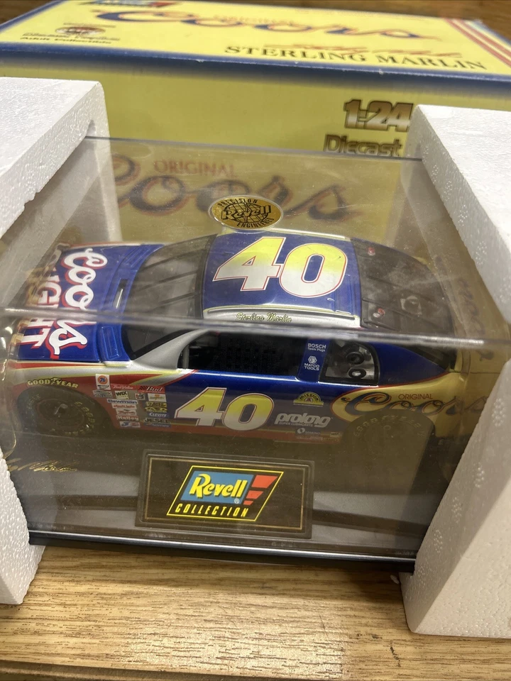Sterling Marlin #40 NASCAR 1:24 Colección Revell 1998 Coors Monte Carlo Foto 2 de 4