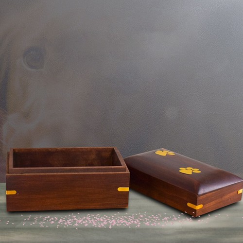 Funerale Cremazione Memoriale Decorativo Grande Cane Cenere Urna Pet Urna Gatto - Foto 10 di 12