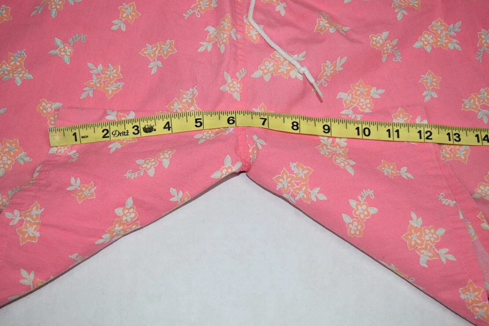 Bañador Lilly Pulitzer Vintage Talla L/XL Años 90 Rosa Naranja Flores Malla Forrado Foto 4 de 4