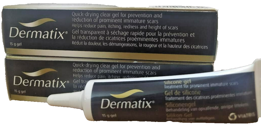 2 x Genuine 15g Dermatix Silicone Scar Treatment Gel - Expiry 11/26 New & Sealed