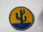 MILITARY PATCH US ARMY COLORED SEW ON WW2 ERA NO GLOW 103RD INFANTRY DIVISION