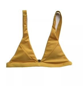 triangle yellow bikini