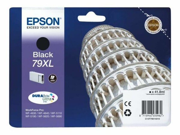 Epson Tinte 79 Black Xl T7901 C13T79014010 (8715946535982)-image