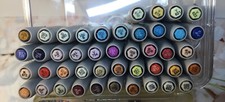 44 Le Plume Uchida Art Pro Fine Brush Tip Permanent Markers Set Lot Marvy Uchida