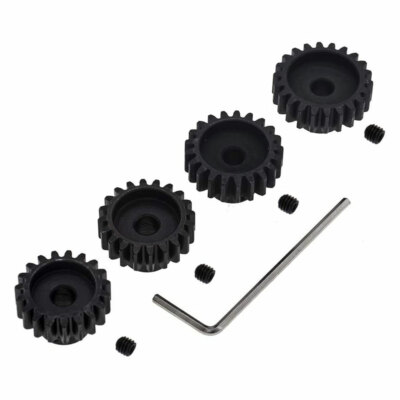 Set Pignoni In Acciaio 18T 20T 22T Modulo 1 5mm Per RC 1/8 - Compatibile Castle 2200kv