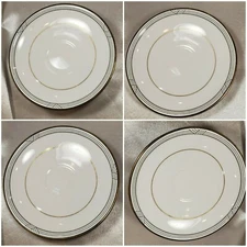 Christopher Stuart Empire House Saucers Bone China Set of 4
