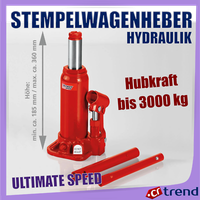 Hydraulik Stempelwagenheber Hydraulisch Wagenheber Hydraulikheber 3 Tonnen Profi