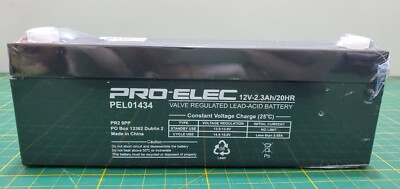 Pro-Elec PEL01434 12V 2.3Ah/20HR Lead Acid Battery _1_5
