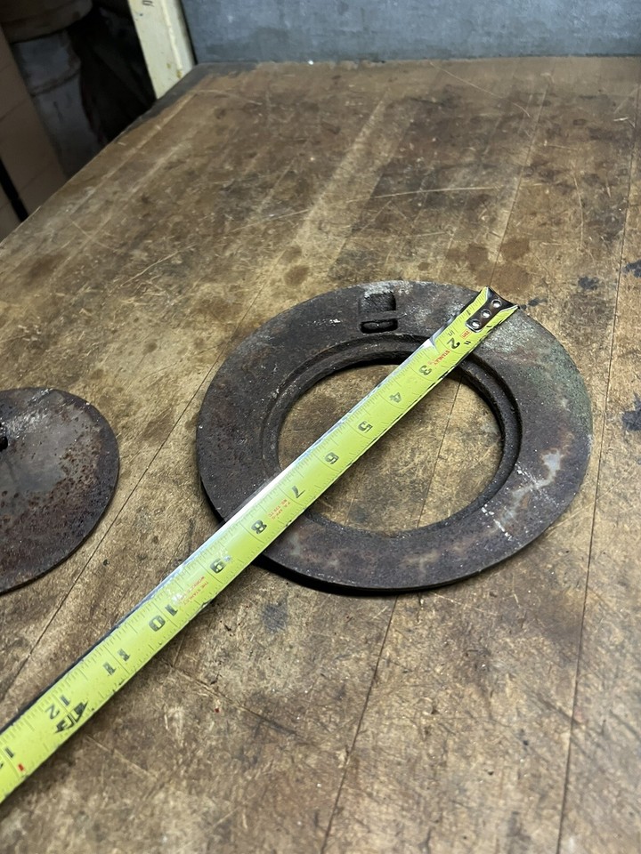 Cast Iron Stove Top Covers 2 Piece Nesting Lids Eyes Cookstove Five