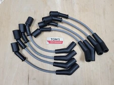 Ton's LS Spark Plug Wire Set 135 45 Corvette Camaro GMC Chevy 7mm Gray LSX 10"