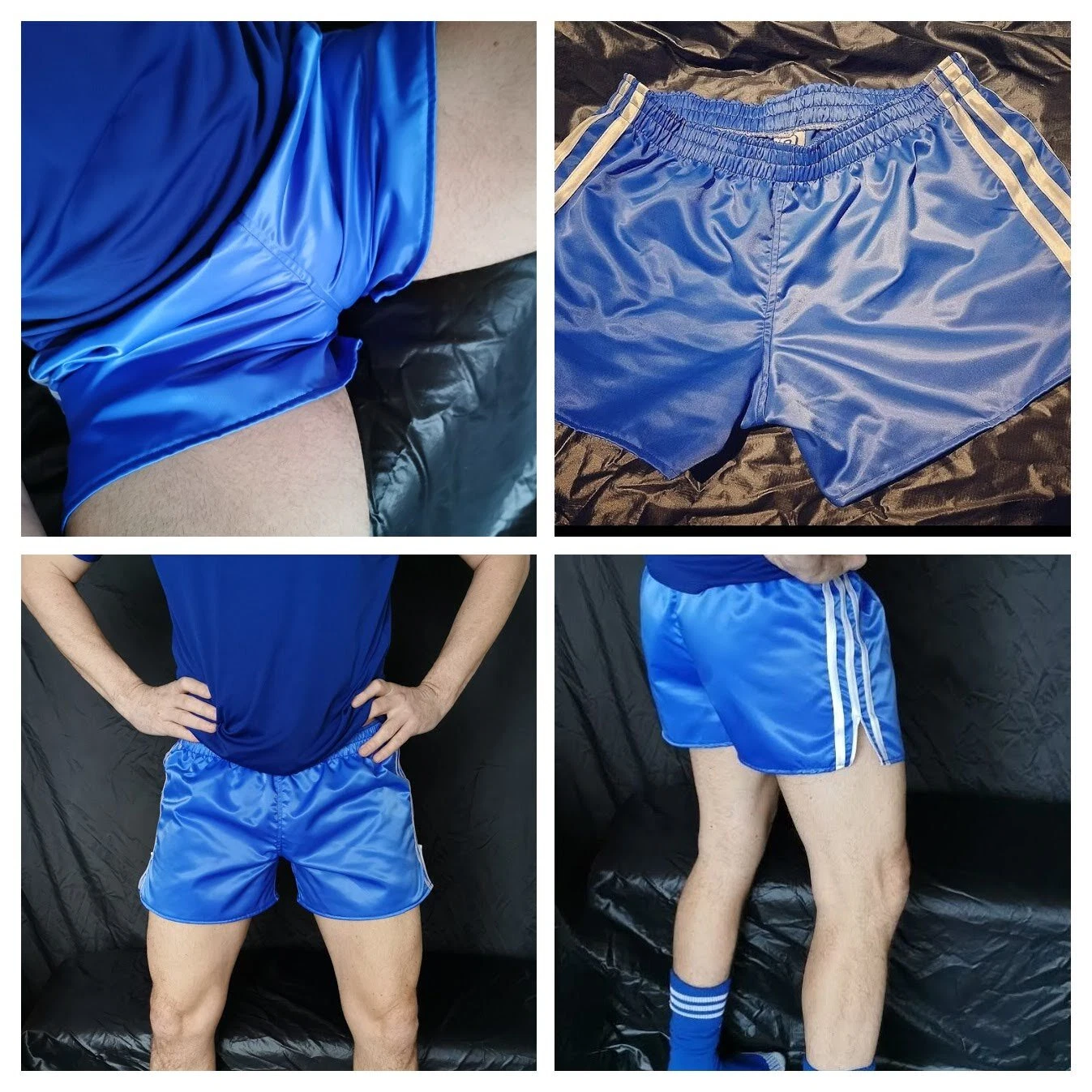 RETRO 70s POLYAMIDE FOOTY SHORTS in Royal Blue (XS 2XL) * LIMITED SUPPLY *
Opens in a new window or 
