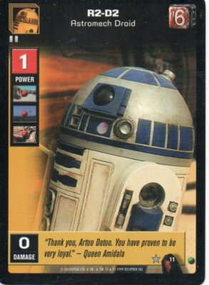 Young Jedi CCG - MODM - R2-D2 #11 Rare