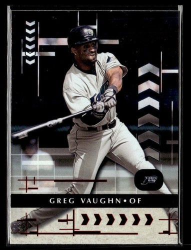 2001 Playoff Absolute Memorabilia Greg Vaughn #142 card