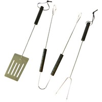 Best Sporting Grillbesteck-Set Aus Edelstahl Mit Holzgriff, 3-Teilig
