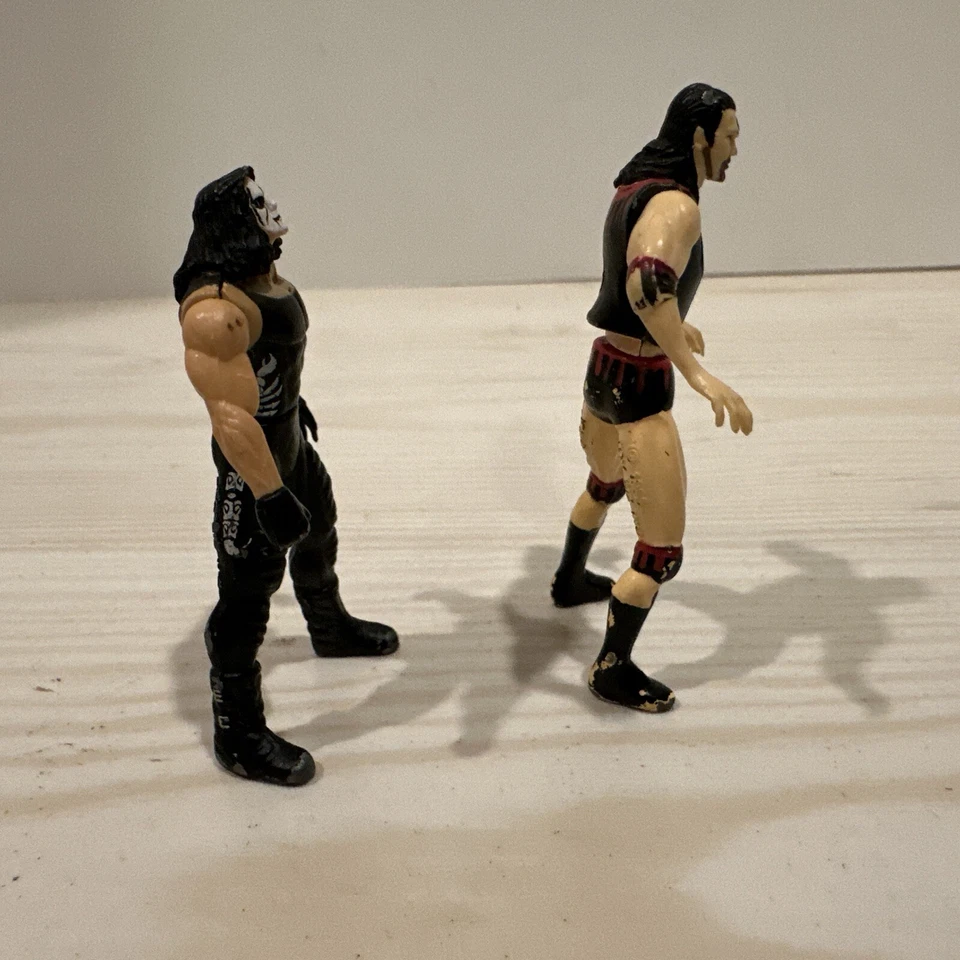 Vintage 1999 Toy Biz WCW Sting & Razor Ramon Lot Of 2 Steel Slammers Die-Cast - Image 2 of 4