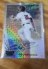 2021 Leaf Metal Draft - 1990 Leaf Autographs Triston Casas #LA-TC1 Silver...