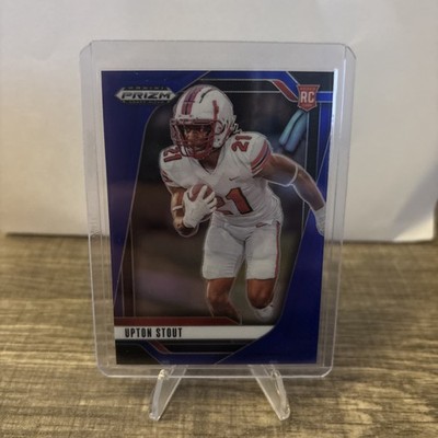 2025 Panini Prizm Draft Picks Upton Stout Blue /249