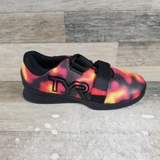 TYR L-1 Lifter Shoes Mens 10.5 Weightlifting Athletic Fire Black