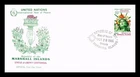 Dr Jim Stamps Marshall Islands Fdc Airmail Statue Of Liberty Centennial Monarch