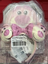 NWT Toy Story Lotso Scented Backpack Loungefly and Lotso Ears Headband